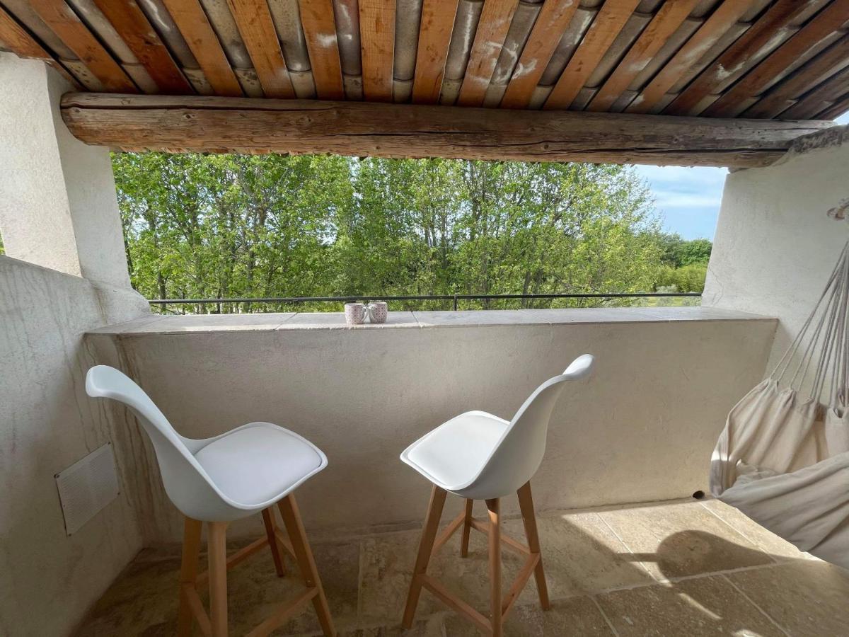 Appartement de charme Sud Luberon classé 4 étoiles Puyvert Exterior foto